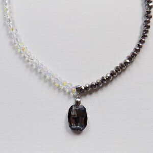 new! handmade beaded necklace dainty star shiny fairy pixie girly